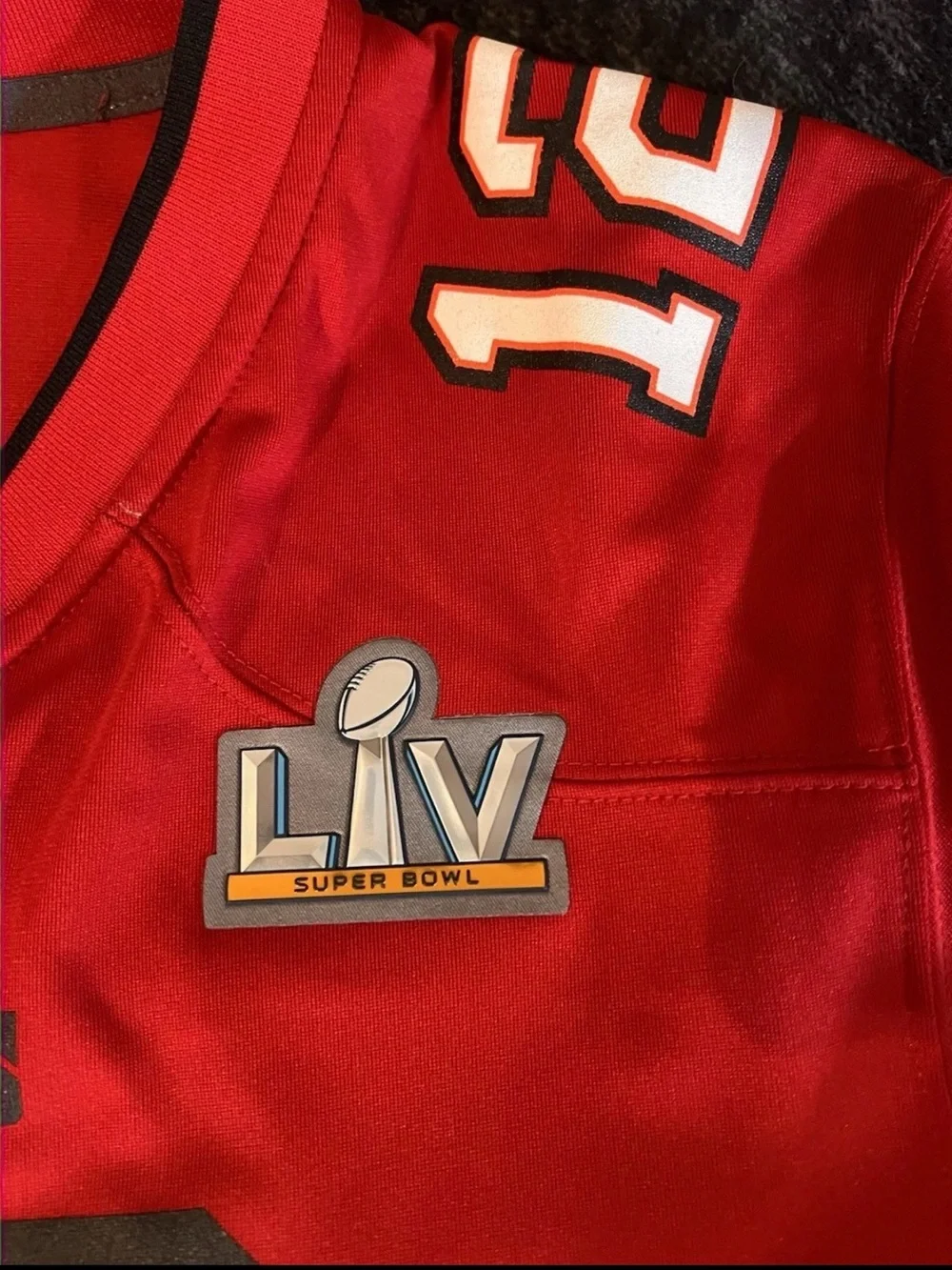Nike NFL Tampa Bay Buccaneers Tom Brady #12 On-Field Super Bowl LV Jersey youthL